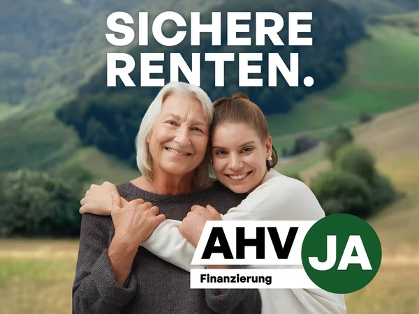 Kampagnensujet JA zur AHV-Finanzierung