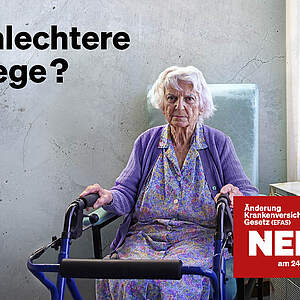 Schlechtere Pflege? Nein zu EFAS am 24. November 2024