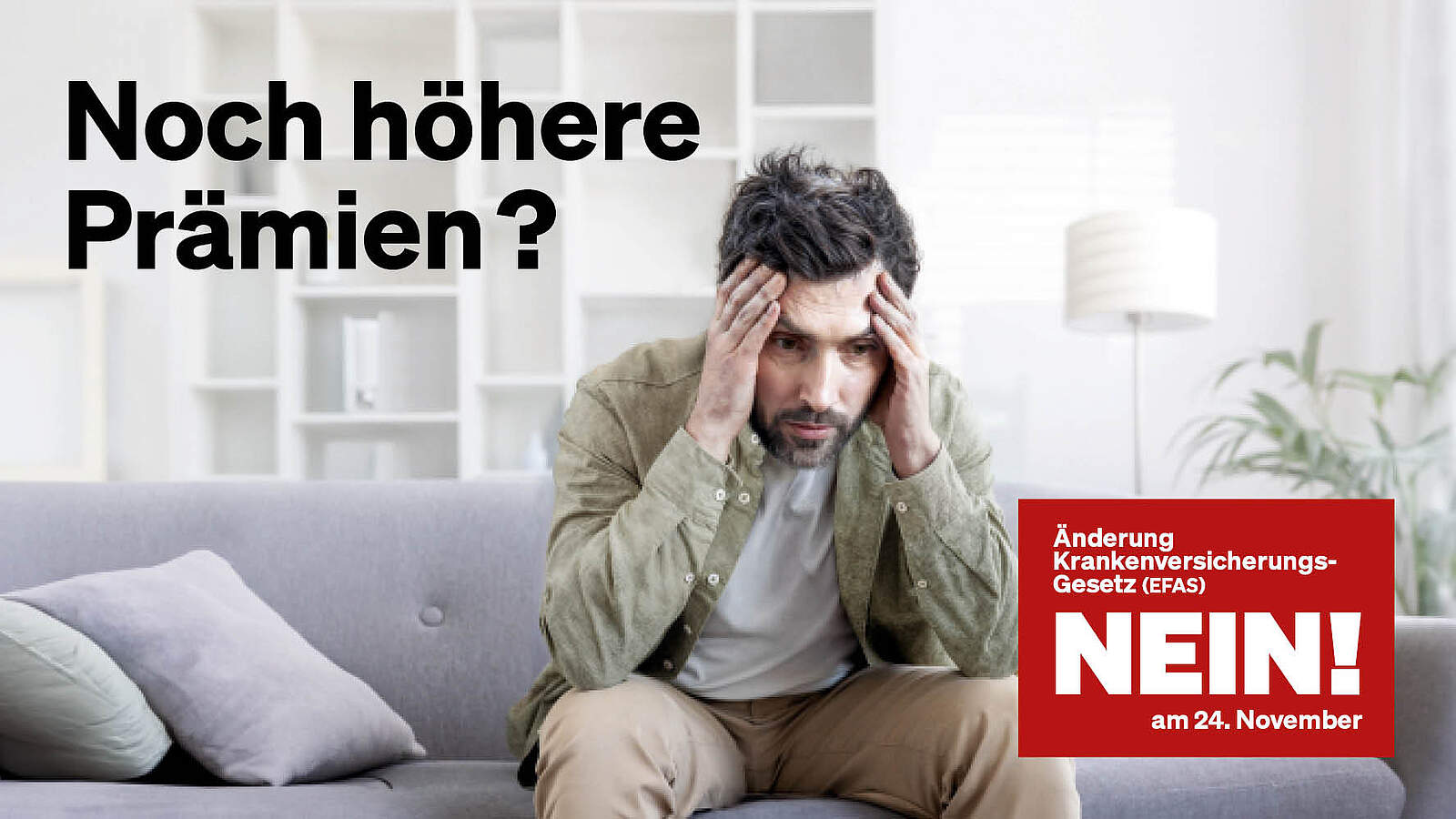 Noch höhere Prämien? Nein am 24.11.2024